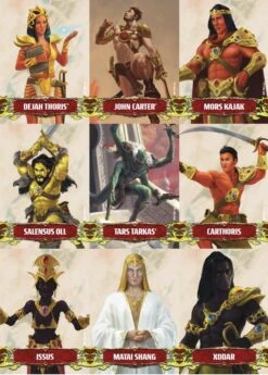 John Carter Of Mars: Character And Token Card Deck