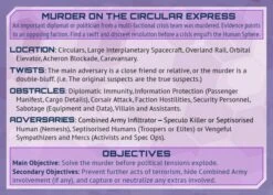 Infinity: GM Plot Deck -Mythic Games Sale GM Plot Deck Sample Rear