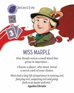 Agatha Christie's Death On The Cards -Mythic Games Sale Marple